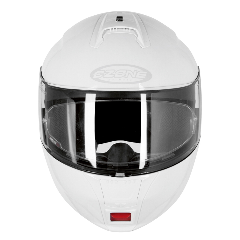 Szczękowy kask motocyklowy Ozone FP-01 (PR) biały wyprzedaż