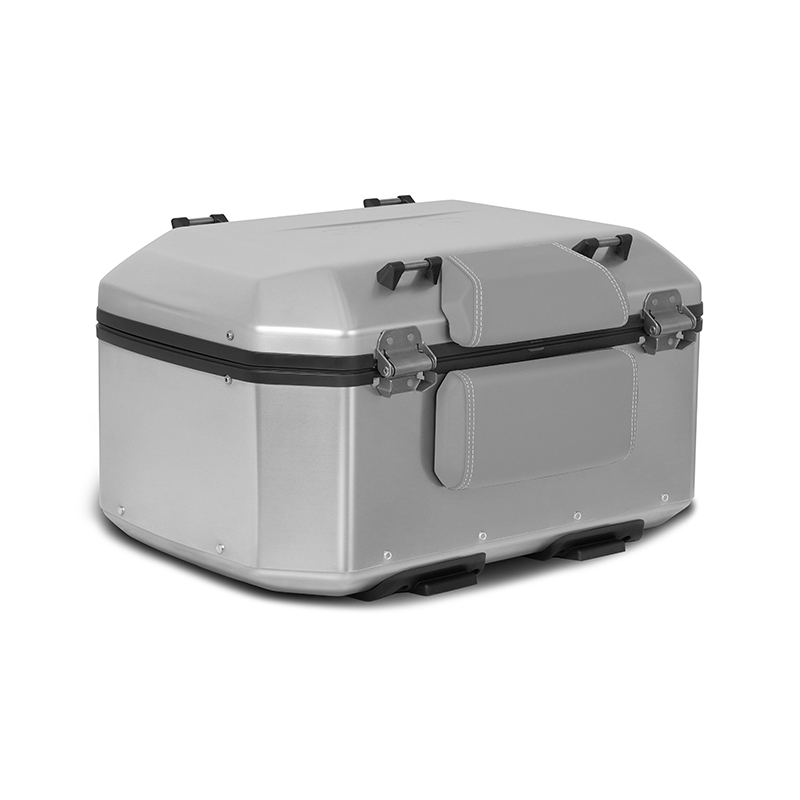 Complete set of SHAD TERRA TR40 adventure saddlebags and SHAD TERRA aluminium 55L topcase, including mounting kit SHAD Harley Davidson Pan America 1250