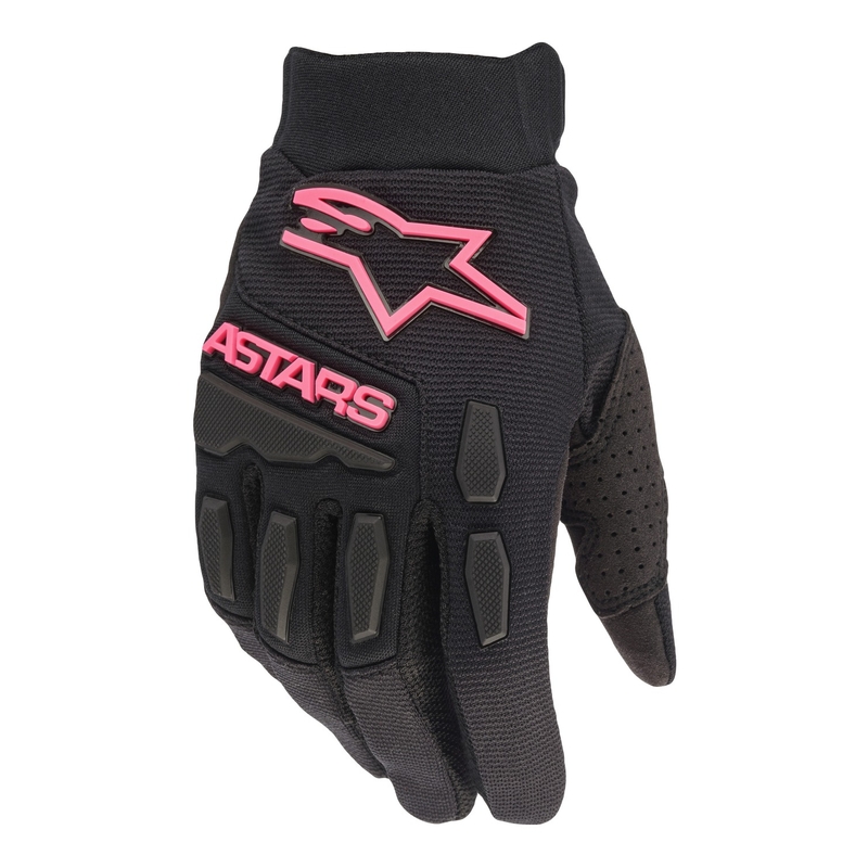 Rękawice motocrossowe damskie Alpinestars Stella Full Bore w kolorze czarno-różowym