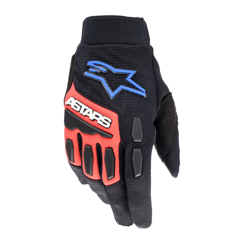 Rękawice motocrossowe Alpinestars Full Bore XT czarno-czerwono-niebiesko-białe