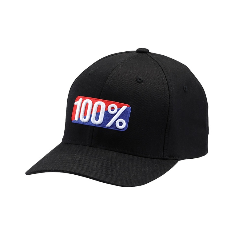 Czapka 100% Classic Flexfit czarna