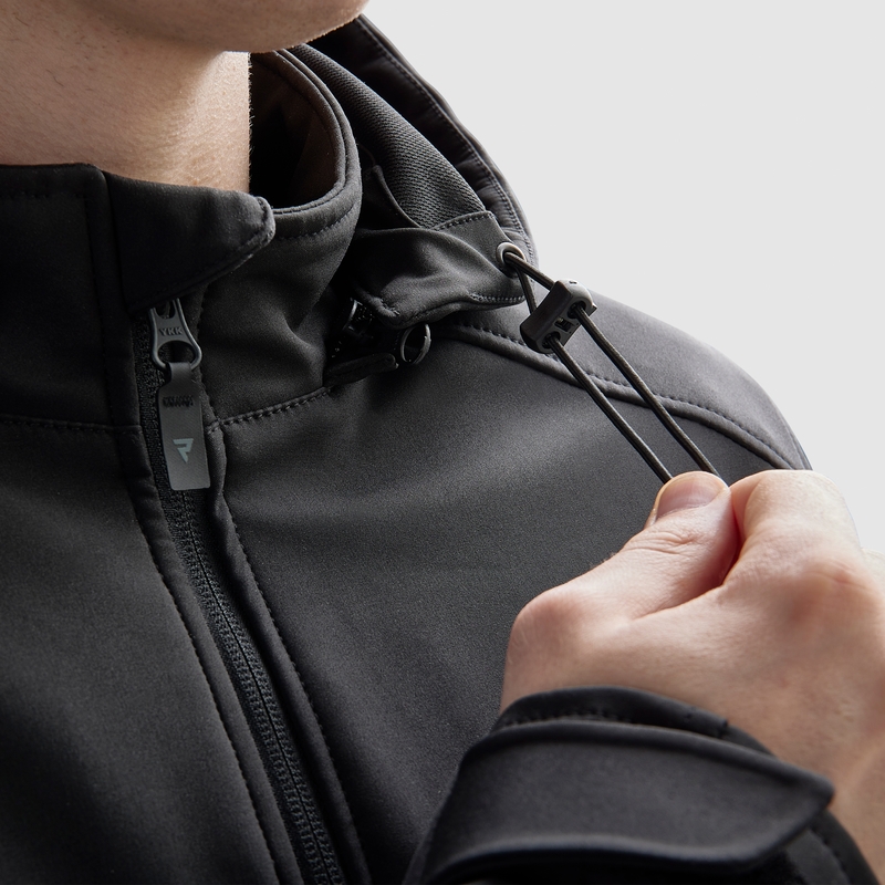Kurtka motocyklowa Softshell Rebelhorn Slash w kolorze czarnym