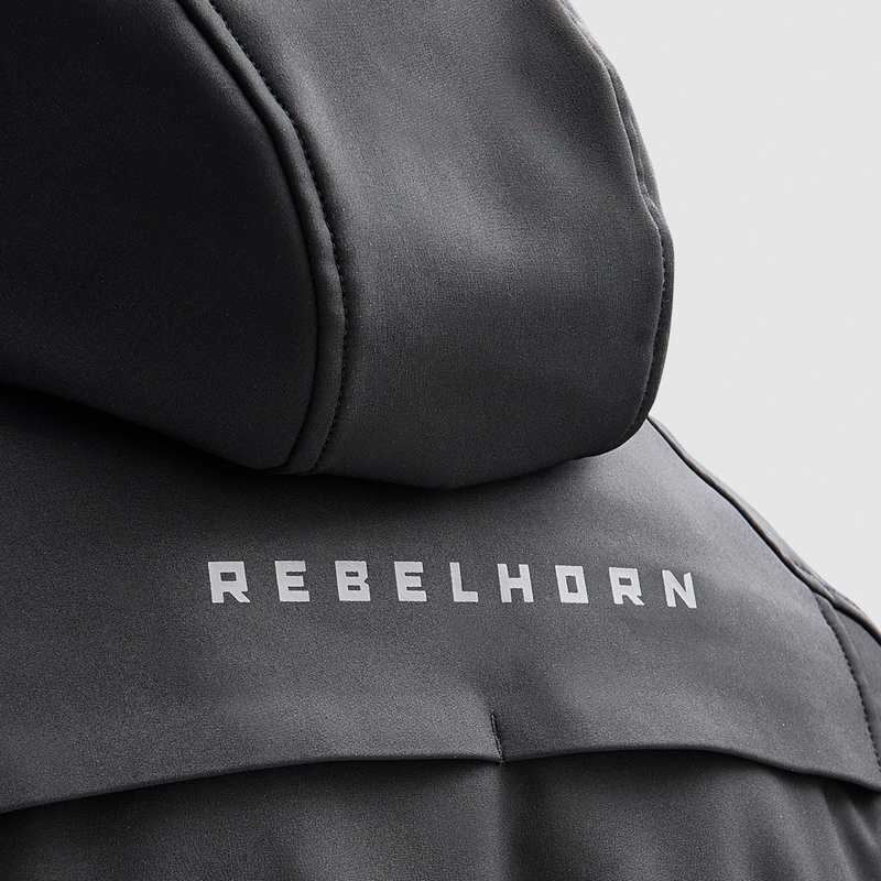 Kurtka motocyklowa Softshell Rebelhorn Slash w kolorze czarnym