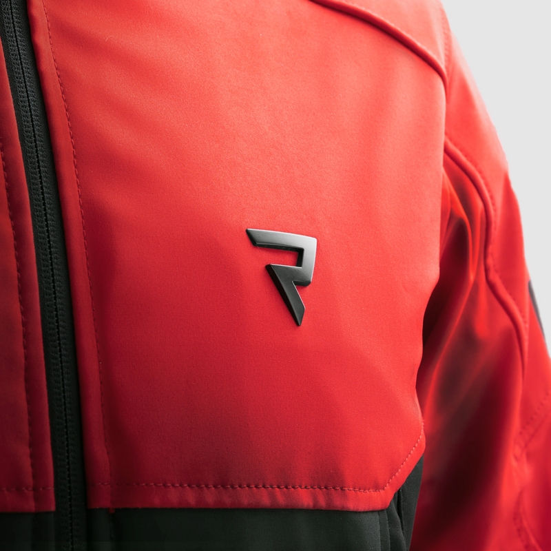 Kurtka motocyklowa typu softshell Rebelhorn Slash czarno-czerwona