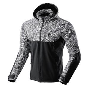 Kurtka motocyklowa typu softshell Rebelhorn Slash Noriaki w kolorze czarno-białym