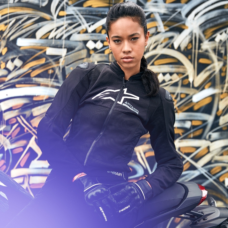 Damska kurtka motocyklowa Alpinestars Stella SMX Air w kolorze czarnym