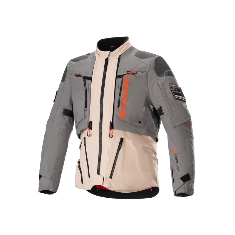 Kurtka motocyklowa Alpinestars AMT-10R Drystar XF piaskowo-czarno-pomarańczowa