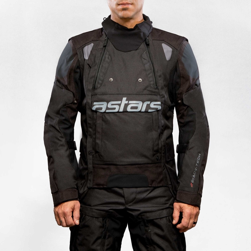 Kurtka motocyklowa Alpinestars Halo Drystar Jasnoszara-Dark Szaro-Czarna-Fluo-Czerwona