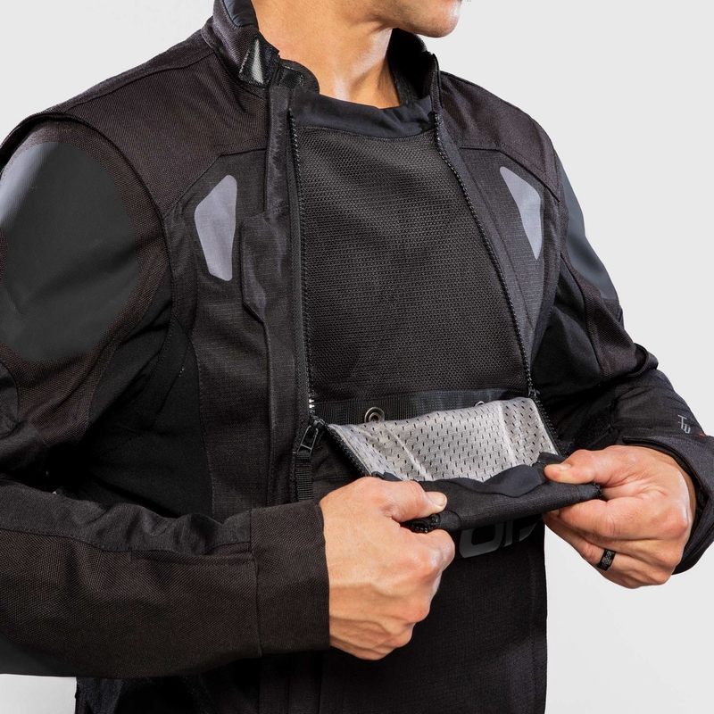 Kurtka motocyklowa Alpinestars Halo Drystar Jasnoszara-Dark Szaro-Czarna-Fluo-Czerwona