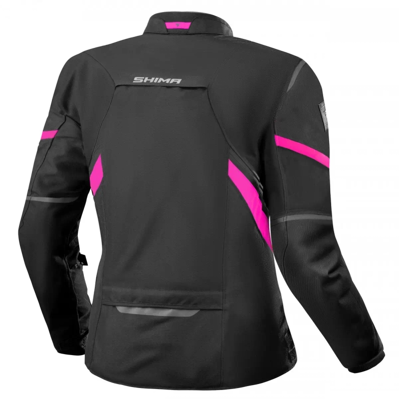 Damska kurtka motocyklowa Shima Rush 2.0 czarno-różowa