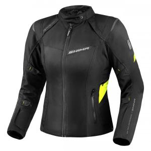 Damska kurtka motocyklowa Shima Rush 2.0 w kolorze czarno-fluo żółtym