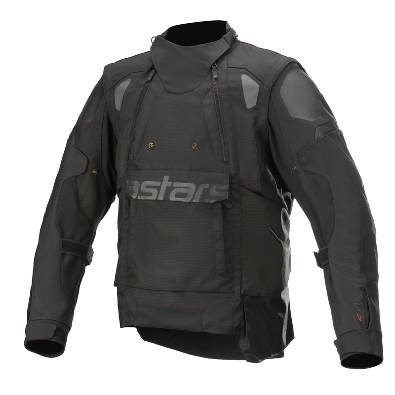 Kurtka motocyklowa Alpinestars Halo Drystar czarno-czarna