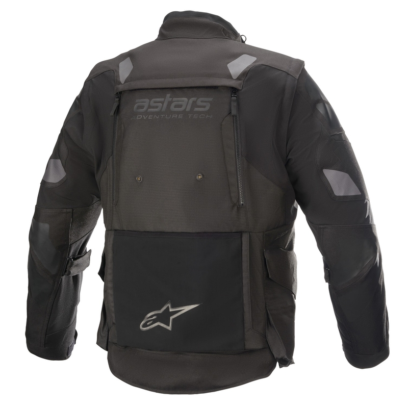 Kurtka motocyklowa Alpinestars Halo Drystar czarno-czarna