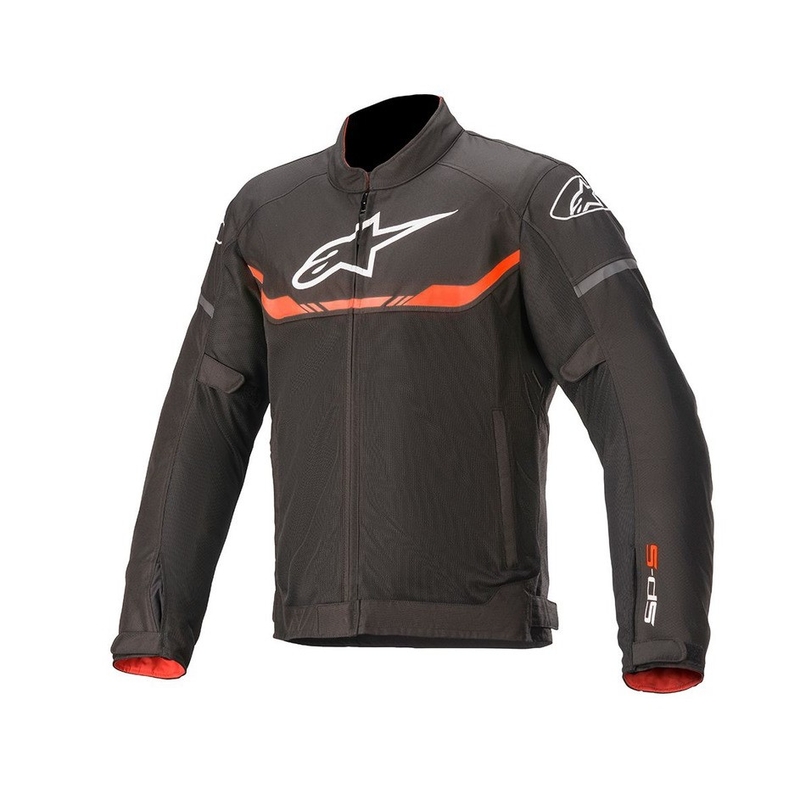 Kurtka motocyklowa Alpinestars T-SPS Air w kolorze czarno-fluoczerwonym