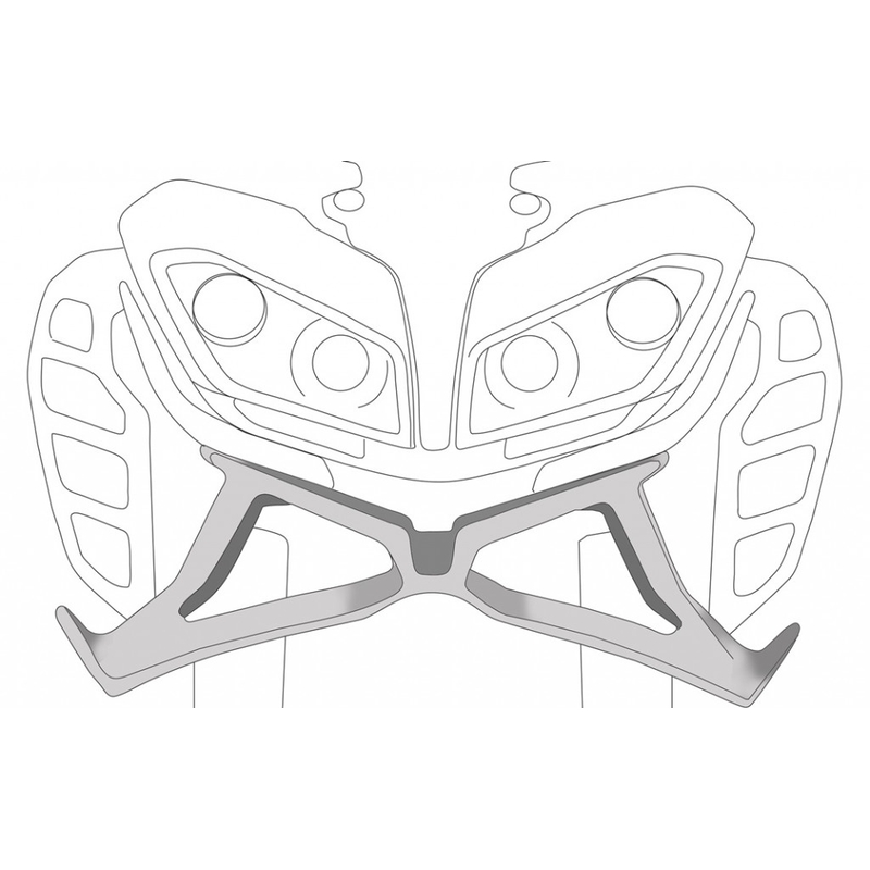 Frontal spoilers PUIG DOWNFORCE matt black