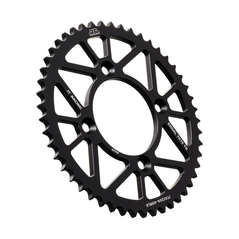 Rear ALU sprocket JT 46)T, nt((428 Black