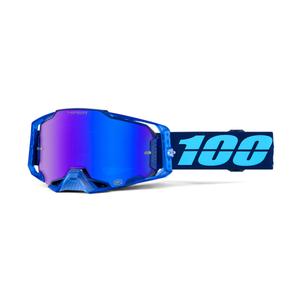 Gogle motocrossowe 100% - USA ARMEGA COUPE - Hiper niebieska plexi