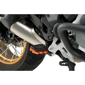 Footpegs without adapters PUIG ENDURO 2.0 20851N black with rubber