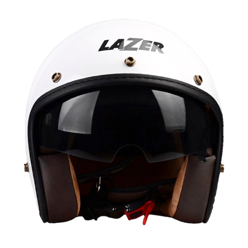 Kask motocyklowy otwarty Lazer Mambo Evo Z-Line biały połysk