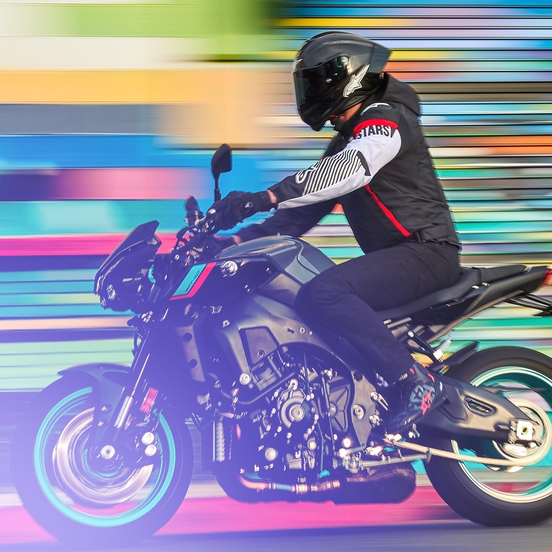 Kurtka motocyklowa Alpinestars Zaca Air wodoodporna czarno-biało-fluo czerwona