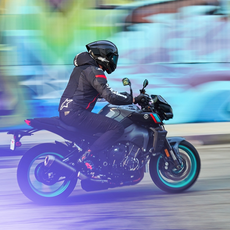 Kurtka motocyklowa Alpinestars Zaca Air wodoodporna czarno-biało-fluo czerwona