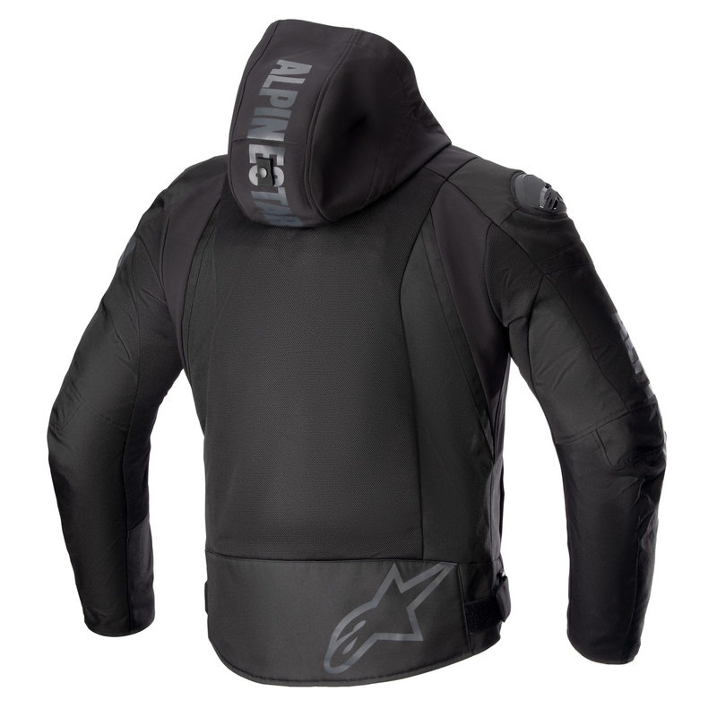 Alpinestars Zaca Air Wodoodporna kurtka motocyklowa czarno-czarna