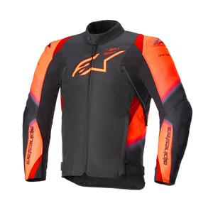 Kurtka motocyklowa Alpinestars T-SP 1 2 Wodoodporna czarno-fluo-czerwona