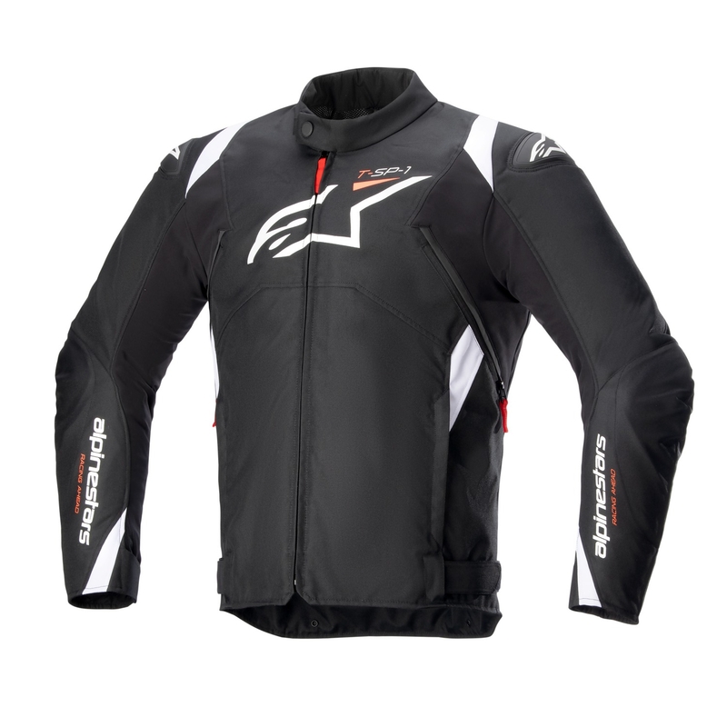 Alpinestars T-SP 1 2 Wodoodporna kurtka motocyklowa czarno-biała