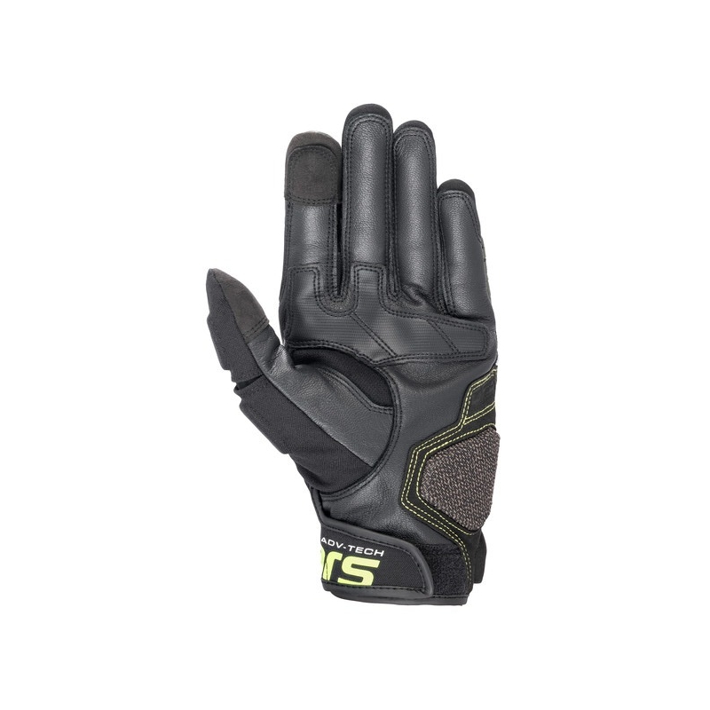 Rękawiczki motocyklowe Alpinestars Halo czarno-zielono-fluo żółte