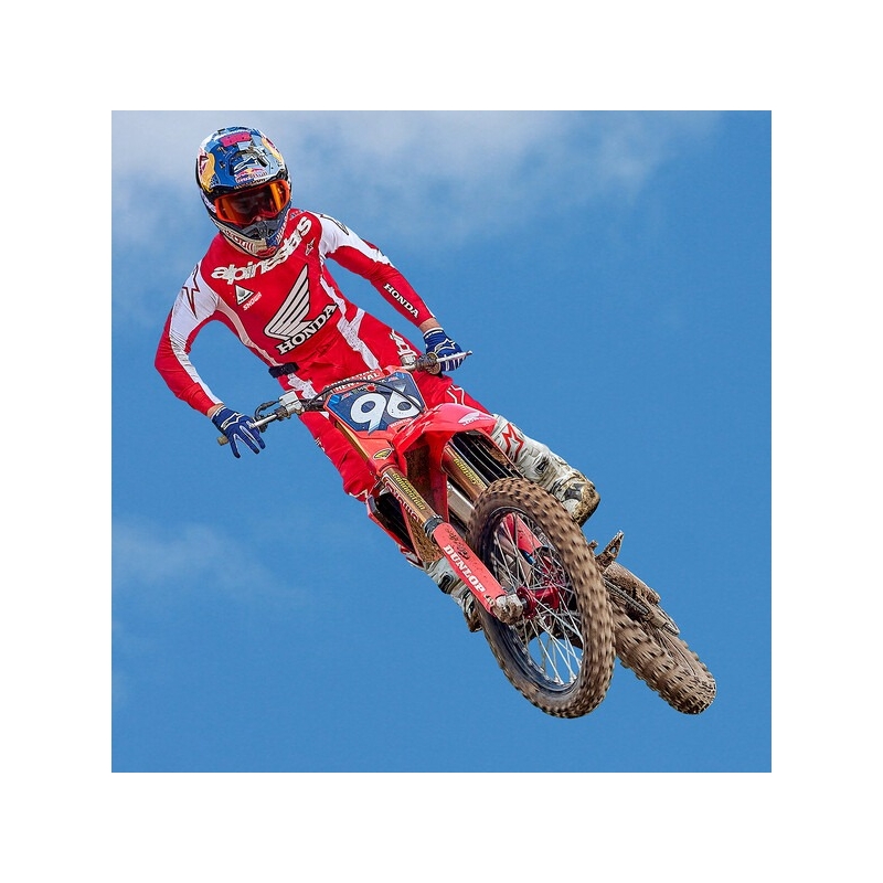 Buty motocyklowe Alpinestars Tech 10 Supervented, perforowane, biało-czerwono-czarne