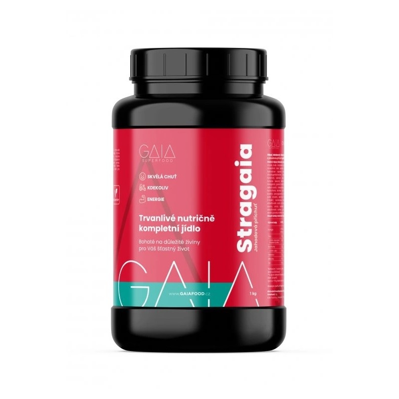 Jedzenie błyskawiczne GAIA Stragaia 1kg truskawka