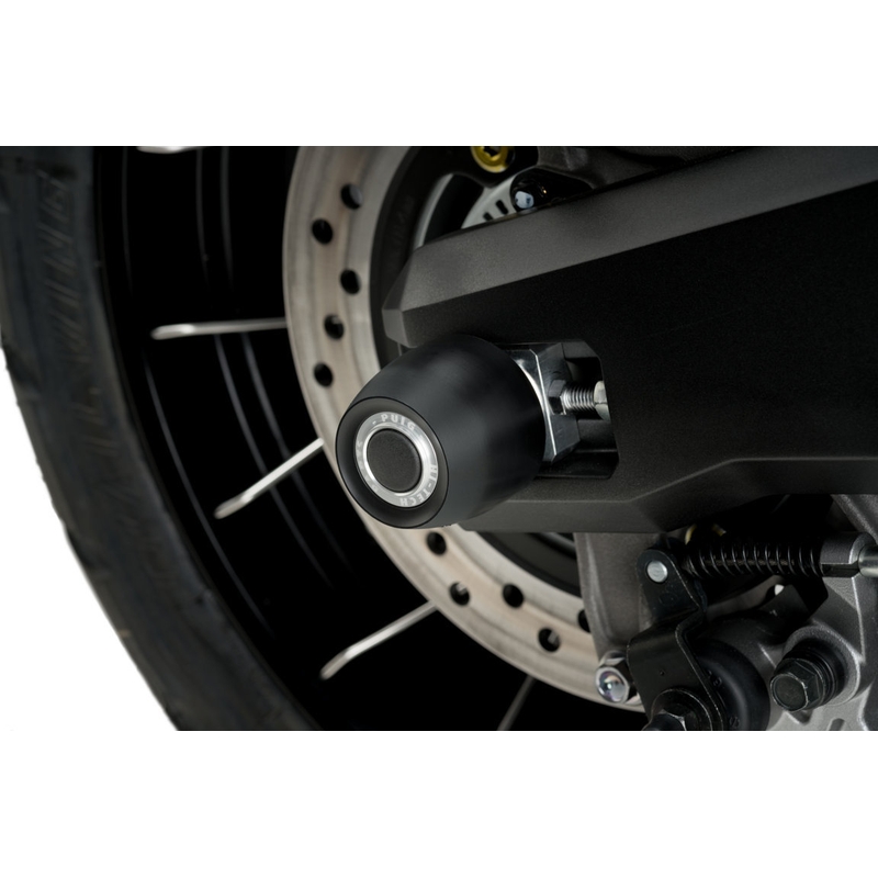 Axle sliders PUIG PHB19 black without color caps