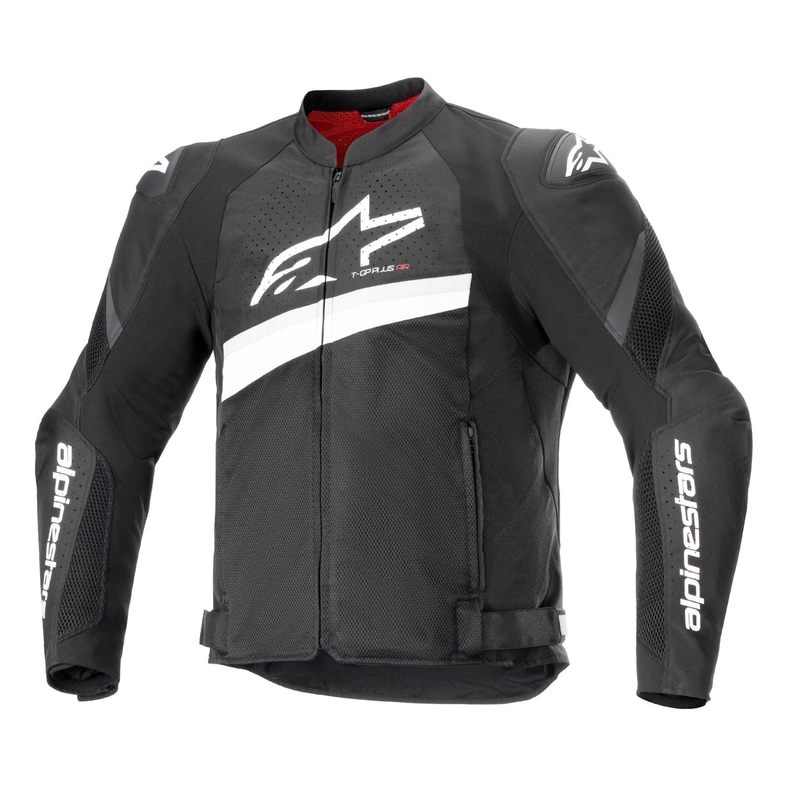 Kurtka motocyklowa Alpinestars T-GP Plus R 4 Airflow czarno-biała