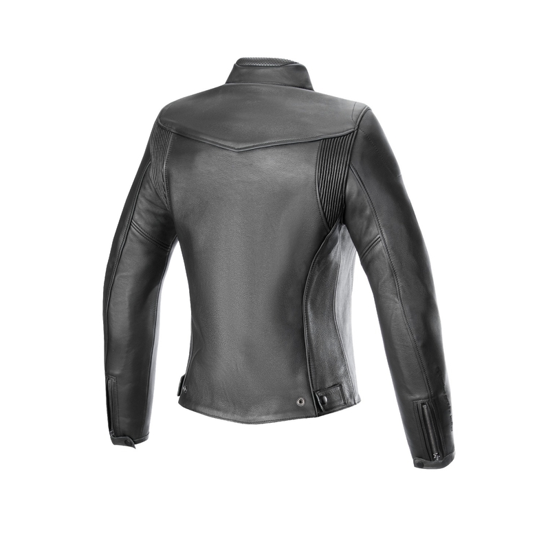 Damska skórzana kurtka motocyklowa Alpinestars Ory w kolorze czarno-czarnym