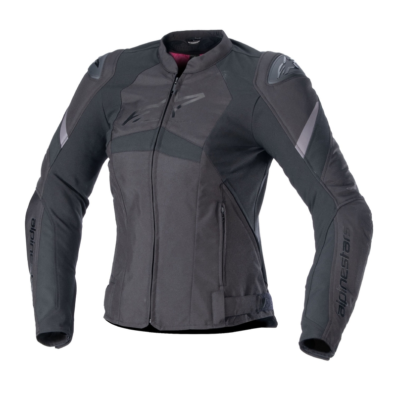 Damska kurtka motocyklowa Alpinestars Stella T-GP PLUS R 4 czarno-fluo-czerwona