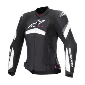 Damska kurtka motocyklowa Alpinestars Stella T-GP PLUS R 4 czarno-biała
