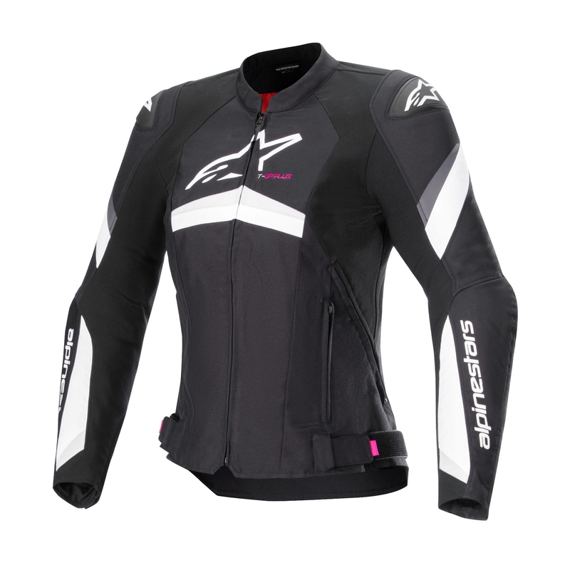 Damska kurtka motocyklowa Alpinestars Stella T-GP PLUS R 4 czarno-biała