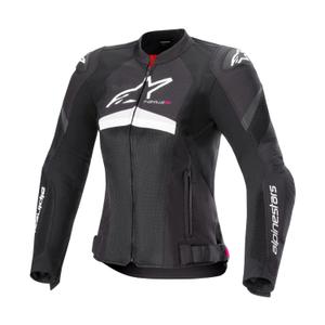 Damska kurtka motocyklowa Alpinestars Stella T-GP Plus R 4 Airflow czarno-biała