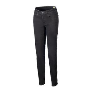 Damskie jeansy motocyklowe Alpinestars Daisy 3 Denim w kolorze czarnym