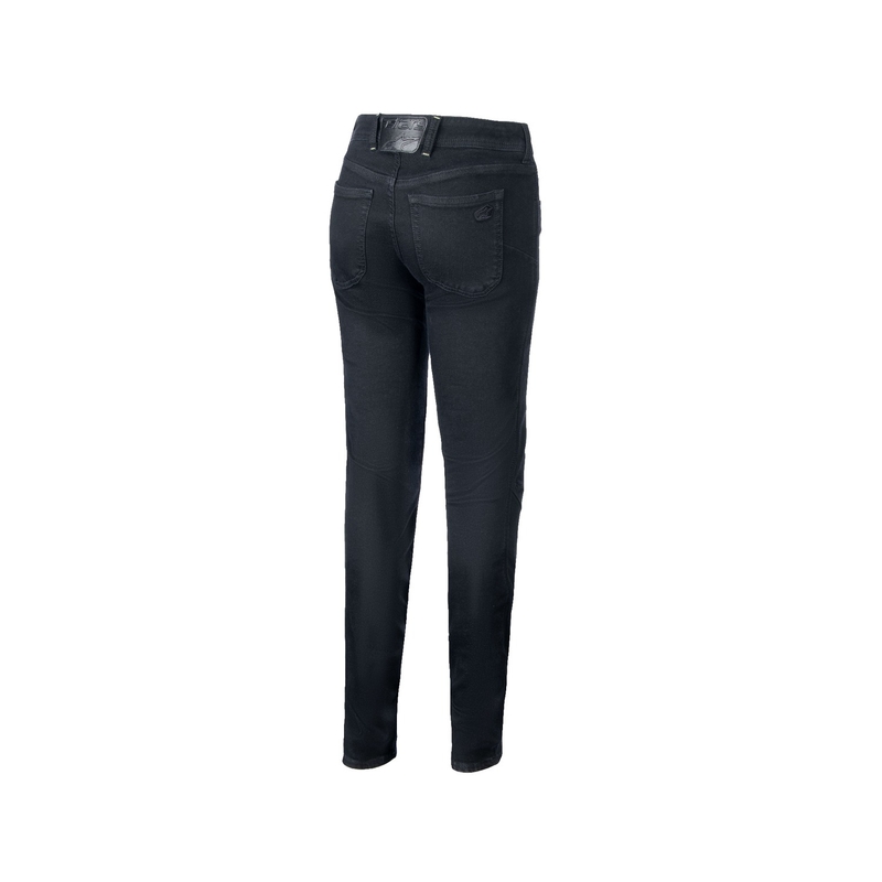 Damskie jeansy motocyklowe Alpinestars Daisy 3 Denim w kolorze czarnym