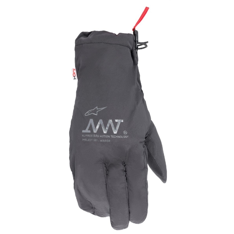 Rękawiczki motocyklowe Alpinestars AMT-10 AIR HDRY czarno-ciemnoszare