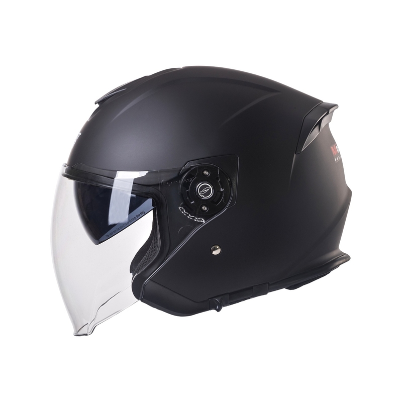 Kask motocyklowy otwarty Street Racer SR 01 MotoZem Performance czarny - II. jakość