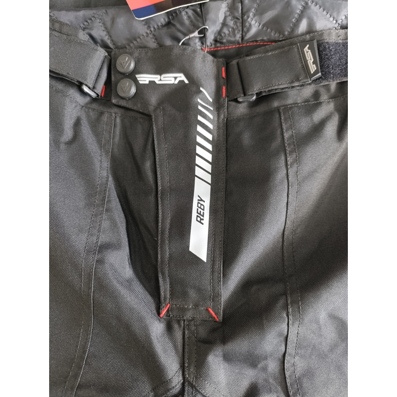 Spodnie motocyklowe RSA Greby 2 czarne skrócone - II. jakość