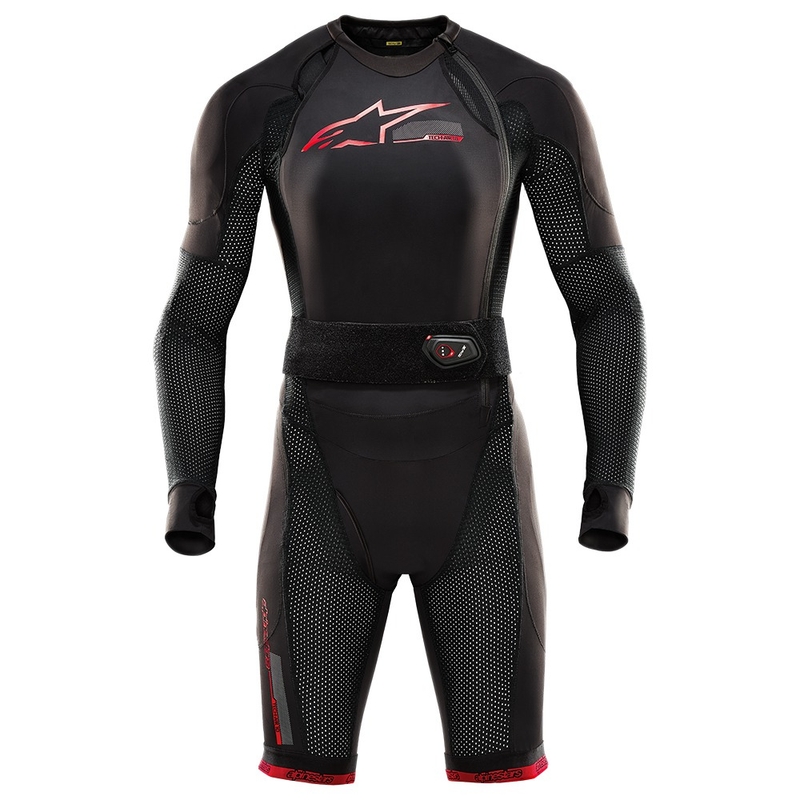 System poduszek powietrznych Alpinestars TECH-AIR®10 czarno-czerwono-szary