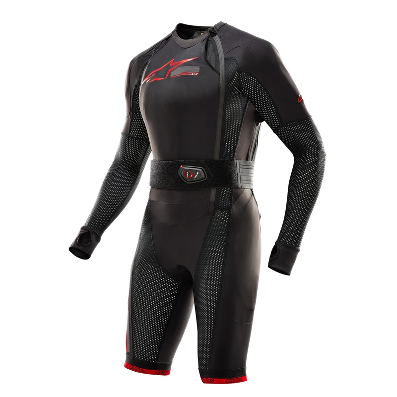 System poduszek powietrznych Alpinestars TECH-AIR®10 czarno-czerwono-szary