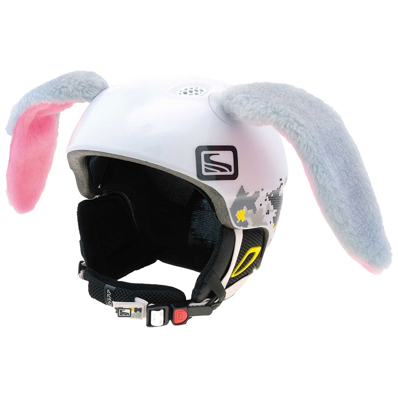 Uszy na hełmie Duży szary królik