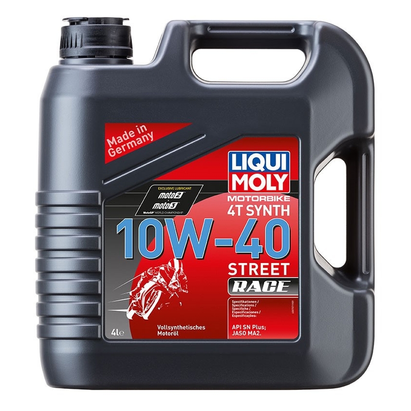 Syntetyczny olej silnikowy LIQUI MOLY Motorbike 4T 10W40 Street race 4 l
