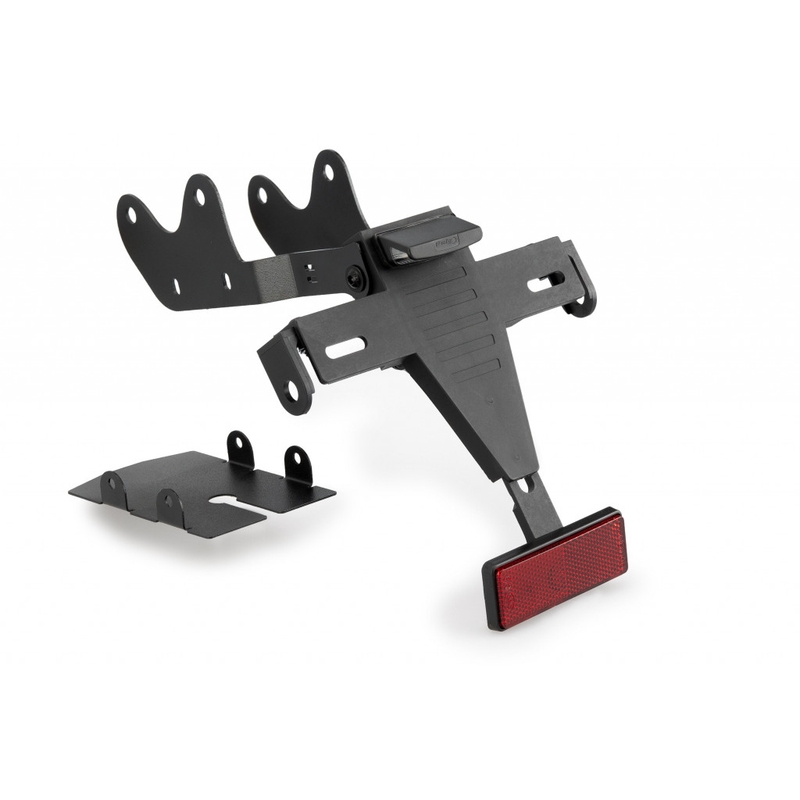 Adjustable license support PUIG black for YAMAHA MT-09 850 / 890 2024-2026, YAMAHA MT-09 850 / 890 2024-2026