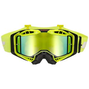 Gogle motocrossowe LS2 Aura PRO czarno-żółta irydowa plexi