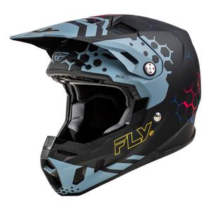 Kask motocrossowy FLY Racing Formula CC Tektonic czarno-szary